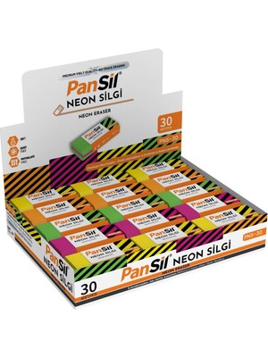 Panda Neon Silgi (Neon Eraser) Dust Free 6 Adet