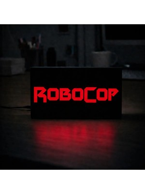 Gişe Arts Masa Lambası - Robocop Adaptörlü Dekoratif & Hediyelik Lamba
