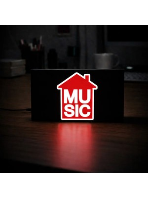Gişe Arts Masa Lambası - Music Adaptörlü Dekoratif & Hediyelik Lamba