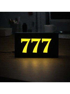 Gişe Arts Masa Lambası - 777 Adaptörlü Dekoratif & Hediyelik Lamba