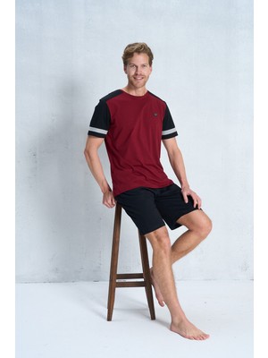 Over Sleep 2390 Erkek Şort Pijama Takım