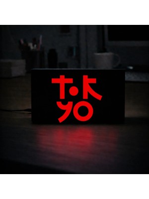 Gişe Arts Masa Lambası - Tokyo Adaptörlü Dekoratif & Hediyelik Lamba