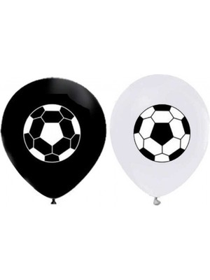 Hayaller Dükkanı Balon Futbol Baskılı Siyah Beyaz PK:100