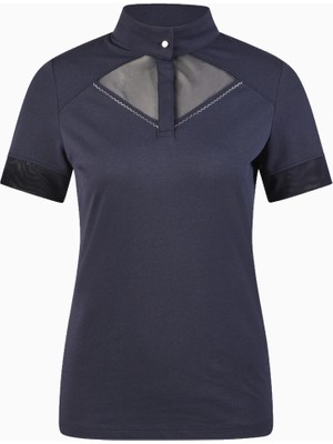 Pikeur Pique Shirt 7230 Lüks Tül Detaylı Kadın Spor Tişört