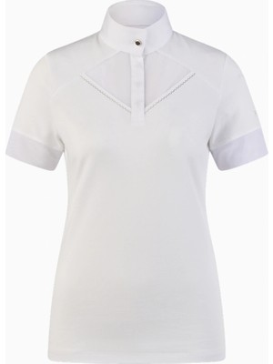 Pikeur Pique Shirt 7230 Lüks Tül Detaylı Kadın Spor Tişört