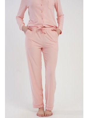 Obje Kadın Pembe Marla Pijama Altı