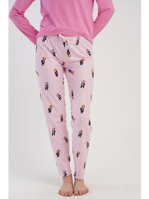 Obje Kadın Pembe Marla Pijama Altı