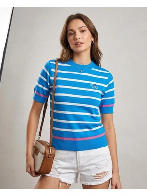 Luxetique Kadın Nakışlı T-Shirt