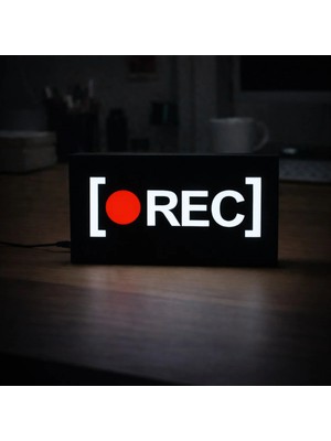 Gişe Arts Masa Lambası - [rec] Adaptörlü Dekoratif & Hediyelik Lamba