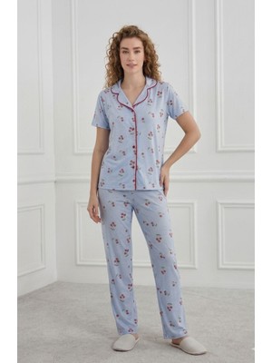 Miressa Düğmeli Pijama Takımı