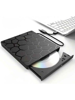 Monozone Harici CD DVD Yazıcı Okuyucu USB 3.0 + Type-C – 8’si 1 Arada Çoklayıcı Hub Sd/tf Kart Destekli