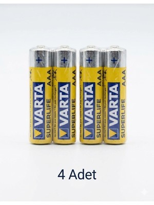 Varta Superlife Çinko Aa Ince Pil 4 Adet