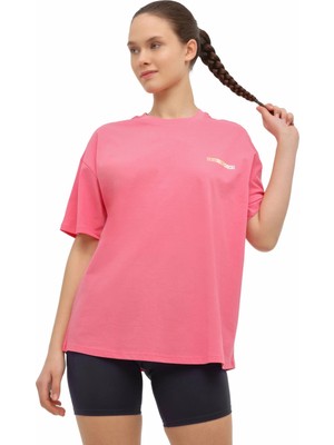 Lumberjack Wl 11KONY Pembe Kadın Kısa Kol T-Shirt