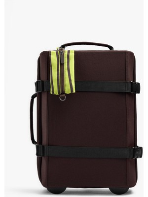 Parfois Teknik Kumaş Çekçekli Valiz(Kabin Standartlarına Uygun/ölçü: 55X35X20(UXYXG).