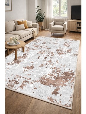 Lioara Home Modern Dijital Baskı Halı |  Yıkanabilir Kaymaz Taban Salon & Yatak Odası Halısı