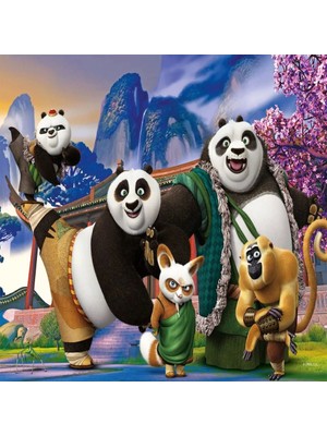 Senka Mey Ithalat® 714 Kung Fu Panda Puzzle 100 Prç