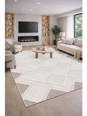 Lioara Home Modern Dijital Baskı Halı |  Yıkanabilir Kaymaz Taban Salon & Yatak Odası Halısı