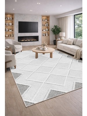 Lioara Home Modern Dijital Baskı Halı |  Yıkanabilir Kaymaz Taban Salon & Yatak Odası Halısı