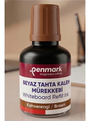 Özbience Beyaz Yazı Tahta Kalemi Mürekkebi 30 Ml, Kolay Silinebilir, Doldurulabilir