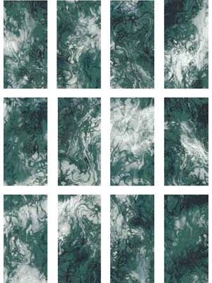 Art Mosaic Sea Green 12,5X25 / 5”X10” Flat Glossy Havuz Porseleni
