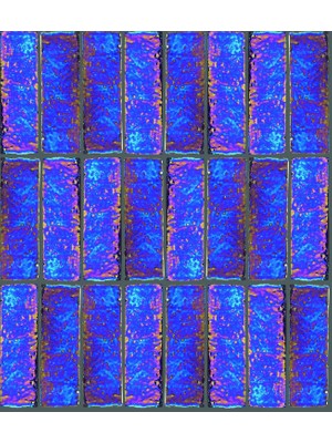 Art Mosaic Pearl Black 6,5X21,5 El Yapımı Terracotta Seramik