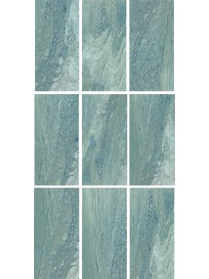 Art Mosaic Aqua Green 30X60 / 12”X24” Flat Matt Havuz Porseleni