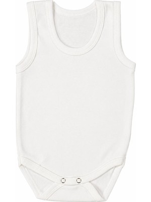 İrem Bebe Unisex Bebek Askılı Çıtçıtlı Atlet Zıbın Beyaz 0-36 Ay