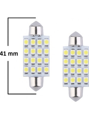 Renklime Sofit Tavan Plaka Ledi Ultra Parlak 16 LED 41MM