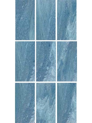 Art Mosaic Aqua Blue 30X60 / 12”X24” Flat Matt Havuz Porseleni
