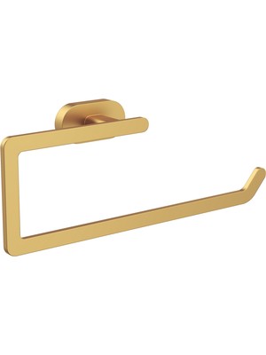 Line Bathroom Venüs Havluluk,yuvarlak Açık-Rulo 255 mm Mat Altın