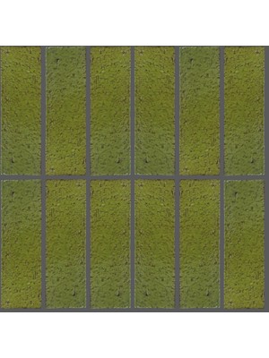 Art Mosaic Forest Leaf 6,5X21,5 El Yapımı Terracotta Seramik