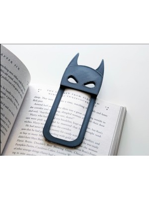 Nozzle Works Batman Kitap Ayracı – 3D Baskı Minimal Tasarım Bookmark | Hediye & Kitapseverler Için