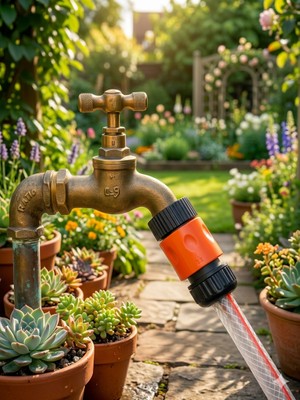 Silva Nature Otomatik Hortum Bağlantı Aparatı 1/2" – Pratik Tak Çıkar Hızlı Bağlantı Adaptörü