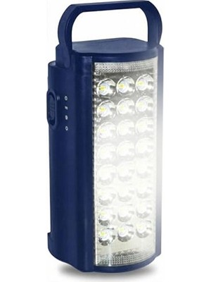 Cekar Store Amber LED 24 Ledli Taşınabilir Işıldak Kamp Feneri El Feneri - Mavi          [enerji Sınıfı A]