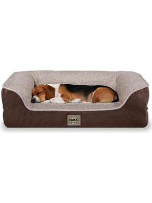 Cekar Store Sezar, Visco SÜNGERLI,%100 Su Geçirmez, Kolay Temizlenen, Çıkarılabilir Kılıflı, Kedi ve Köpek Yatağı (90 x 110)