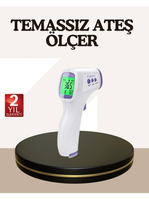 Aczagül Butik Kızılötesi Alından Temassız Ateş Ölçer Akıllı Sesli Uyarı