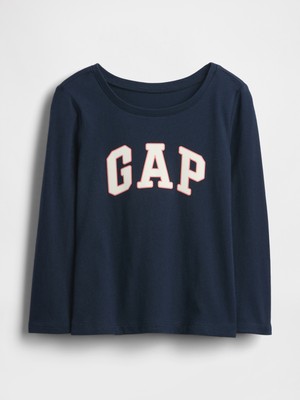 Gap Kız Bebek Lacivert Grafik Baskılı T-Shirt