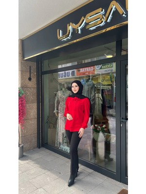 Yusuf Özdemir Beli Kemerli Kumaş Pantolon 1169 Siyah