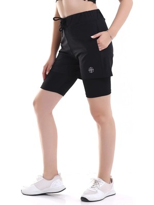 Maimoda Kadın Içten Taytlı Mayo Şortu Deniz/havuz/fitness