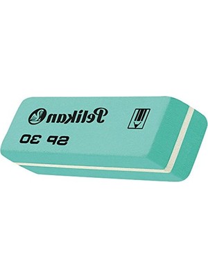 Cekar Store Pelikan Sp 30 Silgi, 1 Adet, Yeşil/beyaz