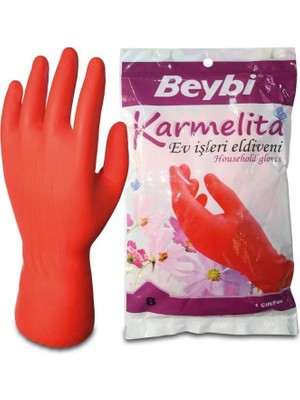 Zemira Karmelita Bulaşık Eldiveni No:8,5