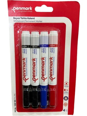 Özbience Beyaz Tahta Kalemi 4'lü Vakumlu Set, Temiz ve Kolay Kullanım