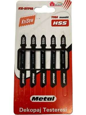 Zemira 51718 Metal Dekupaj Testeresi 5 Parça