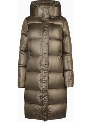 Pikeur Quilted Coat Selection 8025 Lüks Uzun Kapüşonlu Kadın Mont