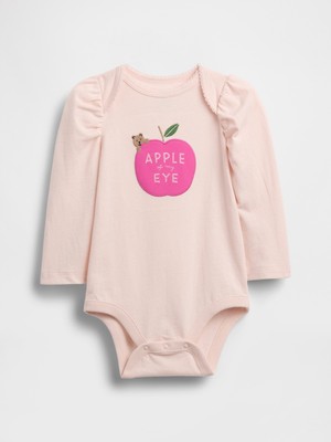 Gap Bebek Pembe First Favorites Bodysuit