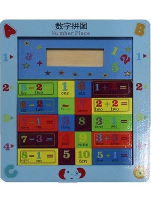 Motto Ticaret Ahşap Eğitici Oyuncak 6ALY92