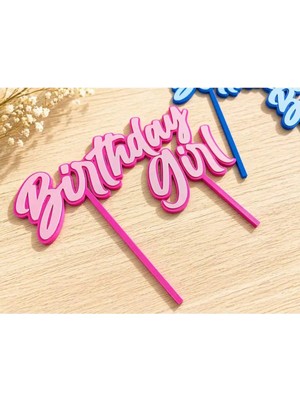 Liya3D Rakam Pasta Süsü 0-9 – 3D Baskı Doğum Günü Cake Topper – Kız Çocuk Parti Süsü