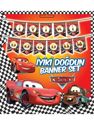 Liya3D Varak Yaldızlı Iyi Ki Doğdun Banner – Altın Yıldızlı Doğum Günü Süsleri – Parti Dekor Banner Seti