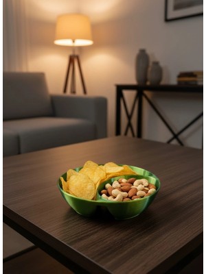 Motto Ticaret Yeşil Çerezlik Kase Seti 4 Adet 3X12 cm