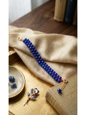 Urban Bold Gece Mavisi Kristal Bileklik